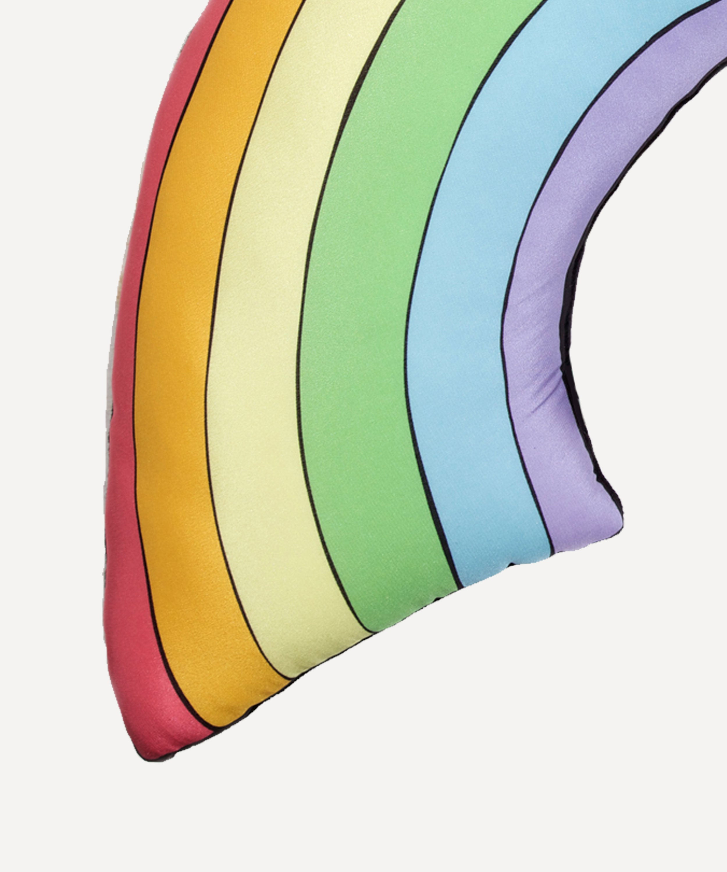 Rainbow shaped cushion best sale